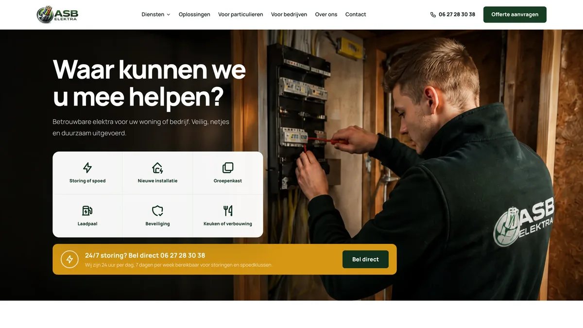 Projectbeeld van ASB Elektra