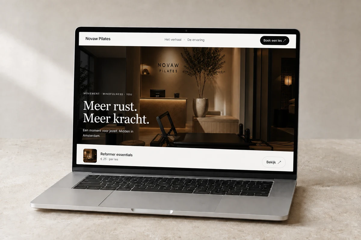 Productvisualisatie van Novaw Pilates